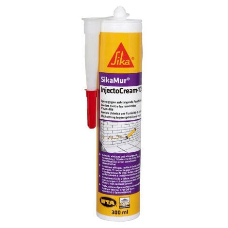 Kit Pro anti-humidité SIKA SikaMur InjectoCream-100 20m - plusieurs modèles disponibles