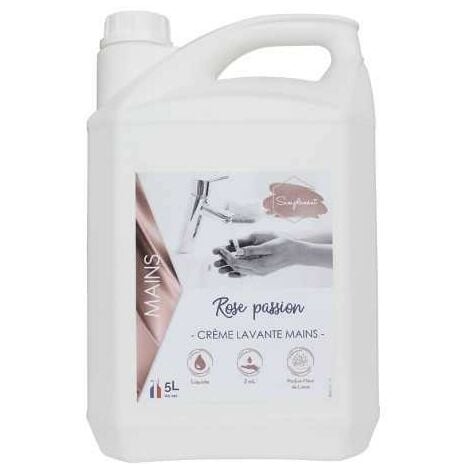 Creme main nacree rose - le bidon de 5 litres - HYD 002026001 - SAVONS ET GELS POUR LES MAINS - HYDRACHIM