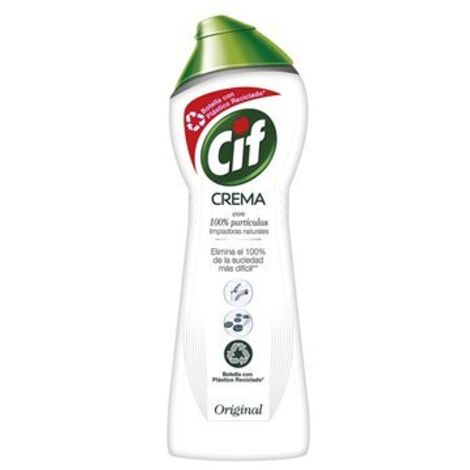 Crème nettoyante 750ml – Élimine graisse et calcaire – Formule sans rinçage – Pour cuisine et surfaces délicates – CIF