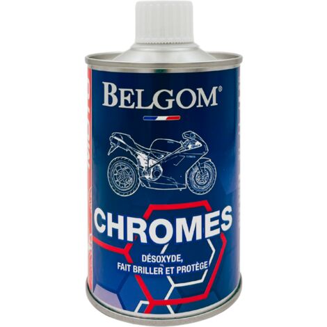 Crème polish chromes 250CC 70250 – Élimine points d'oxydation – Protection contre corrosion – Brillance durable – Belgom