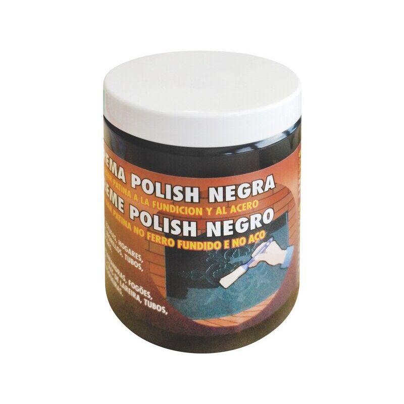 Pyrofeu - Crème polish noire pot de 200 ml