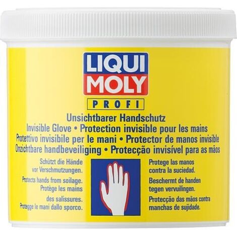 Crème protectrice main LIQUI MOLY gant invisible boite 650ml