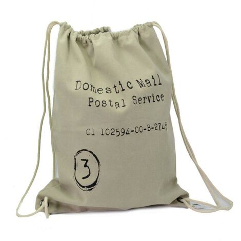Cremefarbene Stofftasche cm43xh54x6,5