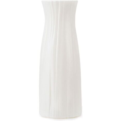 Crémeux Vases À Fleurs, Vase Soliflore Géométrique en Plastique pour Centres De Table, en Vrac, Pichet À Fleurs Léger, Vase De Table Vintage pour Décoration De Mariage, Fête, Salon, Chambre
