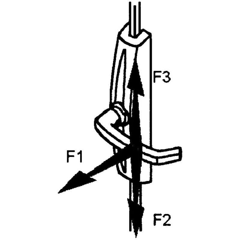 Crémone pompier pack dualis 7214 à poignée rotative - Finition : noir ral 9005 - Hauteur : 2.5 m - Sens : réversible La Croisee Ds