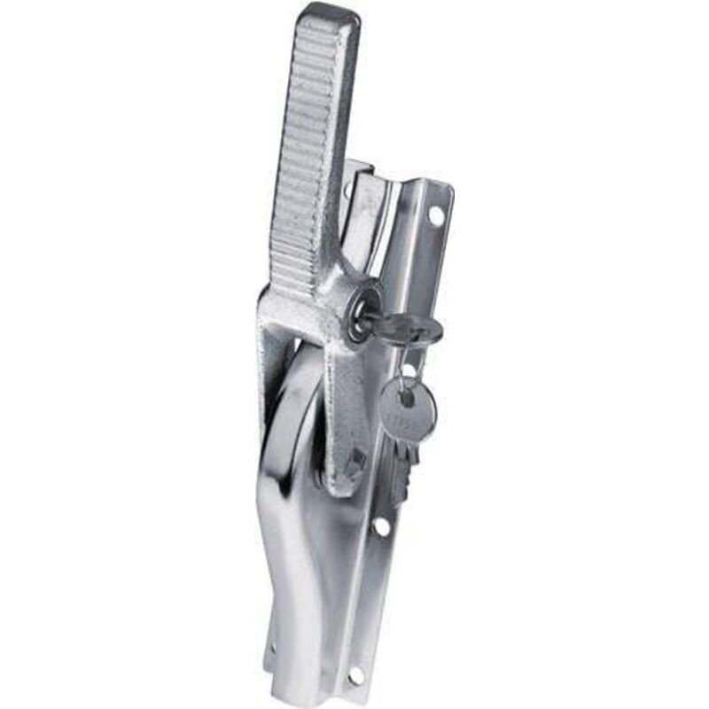 Verrou de porte 902Z din gauche/droite galv. fonte 23mm carré 13x13mm - TT902Z13V - Fuhr