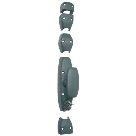 Crémone classique pour porte cochère diamètre 18 RY180 finition apprêt bouton standard JARDINIER MASSARD J041605