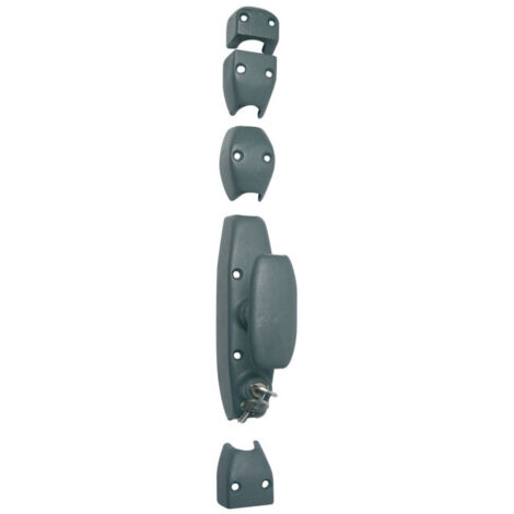 Crémone classique pour porte cochère diamètre 18 RY180 finition apprêt bouton standard - JARDINIER MASSARD - J041605