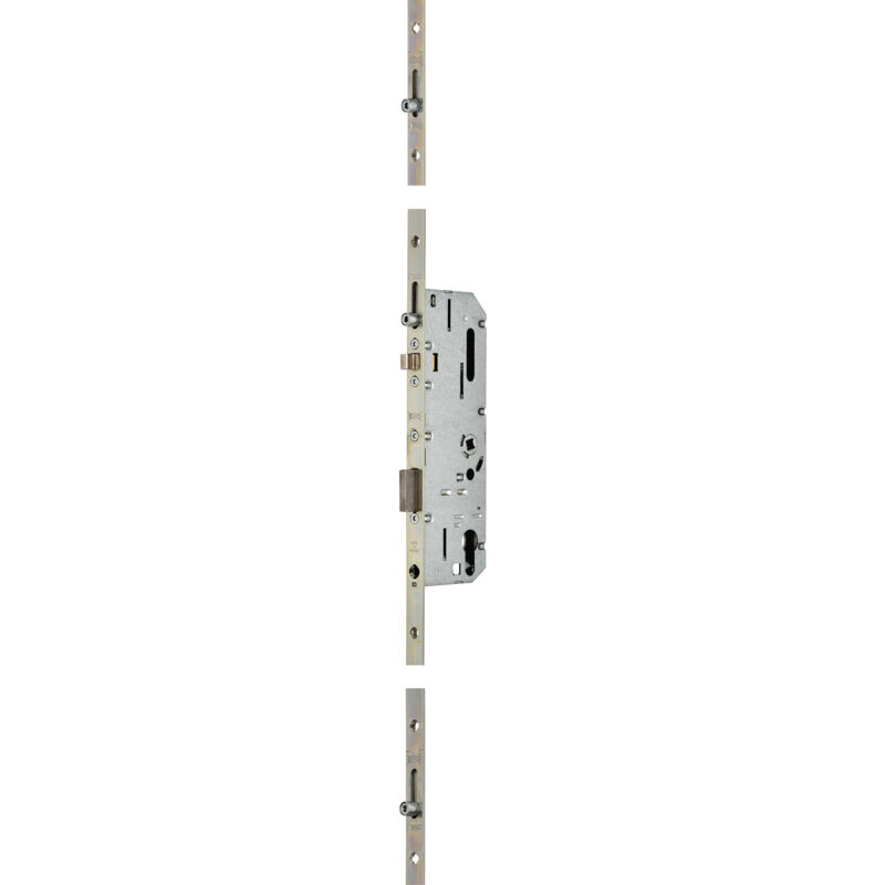 Serrure 4 points série 20215 automatique L2150mm têtière 16mm Axe 40mm sans gâche Vachette 26766000