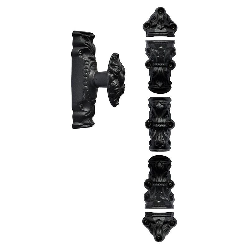 Crémone en fonte de style type a finition époxy noir Rollinger