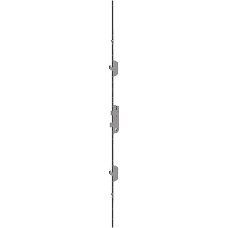 Crémone multipoints EUROPA SH/R axe 35mm entraxe 92mm têtière 16mm carré 8mm longueur 2285mm cote D 1050mm - FERCO - 6-32602-02-0-1