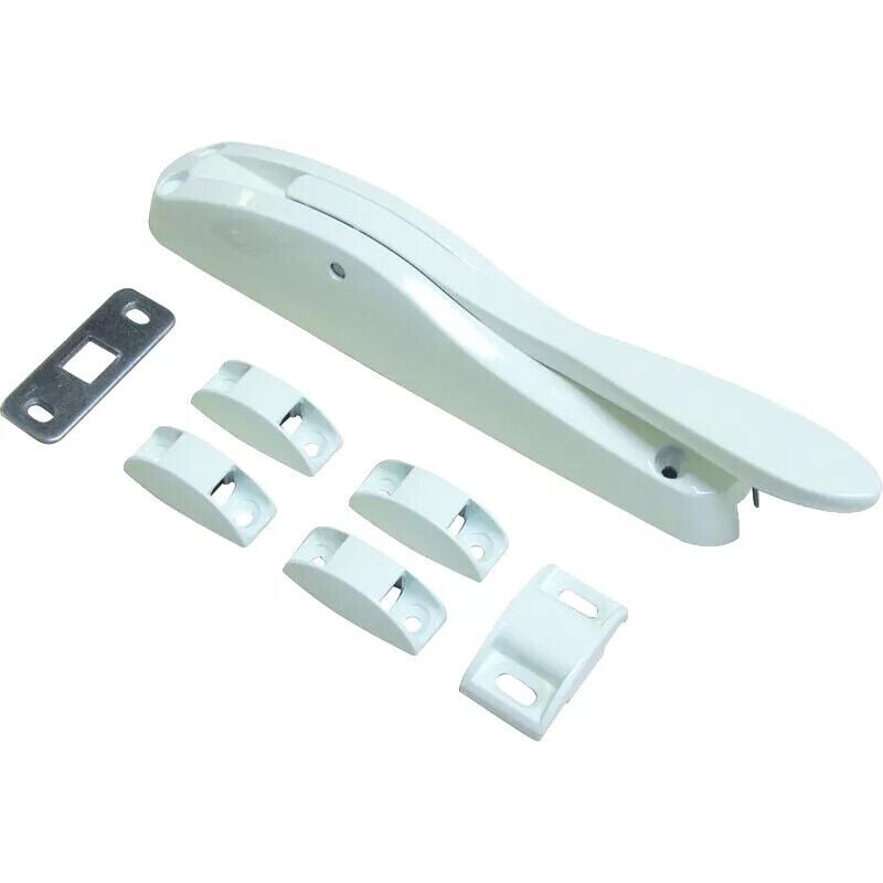 Crémone pompier déesse à levier en applique 6887 finition blanc ral 9016 - la croisée ds