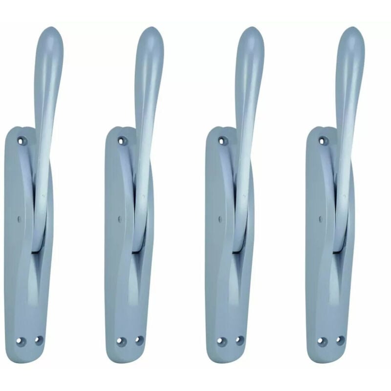 Crémone en applique en fonte pour menuiserie bois type ry 50 bouton à clé finition apprêt Jardinier Massard