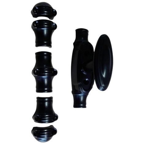 MAP MASSARD Cremonese decorativa MAP nero opaco con pomolo - con accessorio - 38454