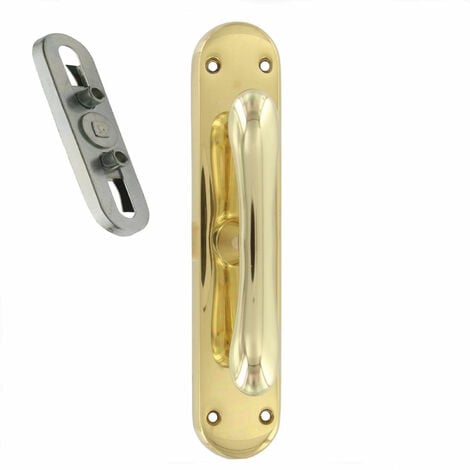 MANIGLIA CREMONESE PER porta finestra infissi ottone bronzato fumè con fori  EUR 23,50 - PicClick IT