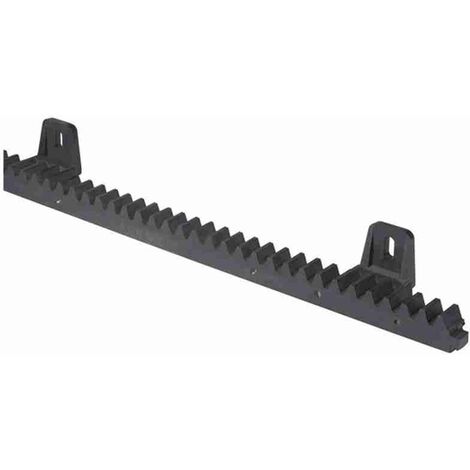 CRENY - Cremagliera in poliammide/acciaio con 6 asole sopra (30mmx20mmx1m) CARDIN CRENY
