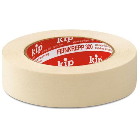 Crêpe fine KIP 300  naturel 24mm x 50m (36 rouleaux) - 300-24