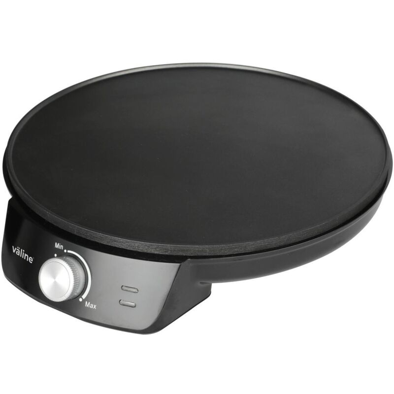 Crêpière 'Elomba' avec câble 80cm surface antidérapante (1200W 230V) IP20 Ø300x65mm coloris noir