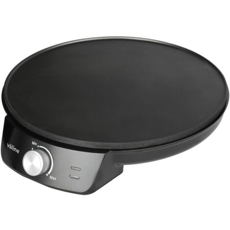 Crêpière "Elomba" avec câble 80cm surface antidérapante (1200W 230V) IP20 Ø300x65mm coloris noir