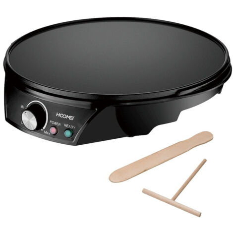 Crêpierre électrique Machine à Crêpes 1200 Watts Plaque Antiadhésive 30 Cm