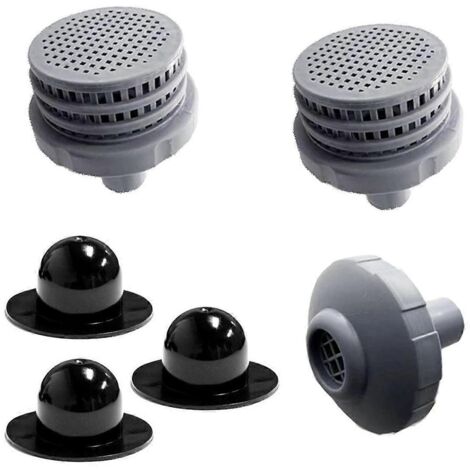 Crépine de sortie de piscine en plastique, connecteur de piscine, pièces de pompe de piscine ---