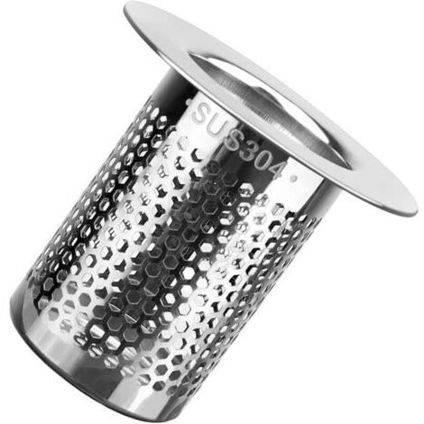 Crépine de Vidange de Baignoire, 5cm Inoxydable Filtre Cheveux Douche - Bouchon Dévier Cuisine, Maille de Filtre de Vidange - pour Salle de Bain, Balcon