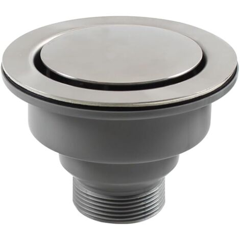 Crépine d'Évier de Cuisine en Acier Inoxydable 304, 114mm, Filetage 1,5 Pouce, Vis 29mm