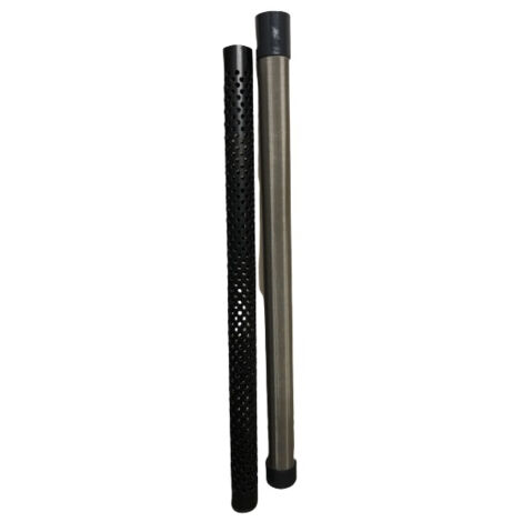Crépine inox anti-sable 100 cm – Filtration 130 microns – Pour puit foré diamètre 80 mm – Raccord PVC par collage