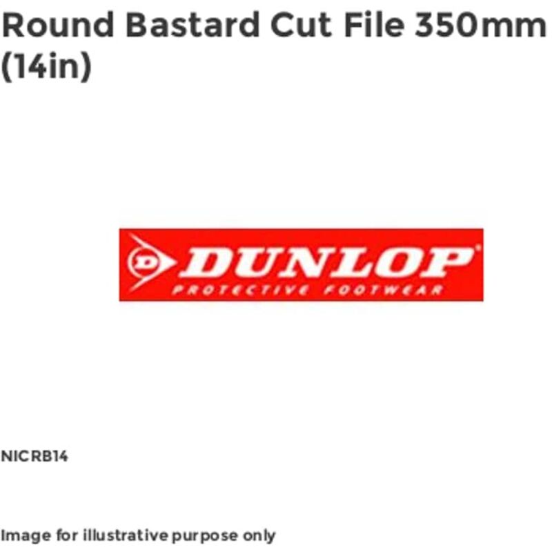 Crescent - Round Bastard Cut File 350mm (14in)