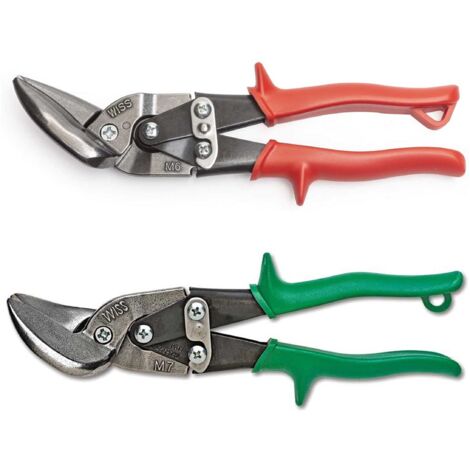 Crescent Wiss - Set di 2 cesoie per aviazione con offset MetalMaster, tra cui M6R e M7R - M6M7AMZ