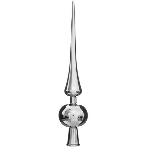 Crest 1 palla argento lucido 28cm - Feeric lights & christmas
