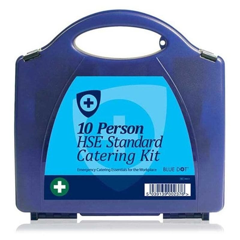 Blue Dot Eclipse hse 10 Peson Cateing Fist Aid Kit Blue - Blue - Crest Medical