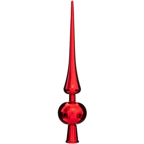 Cresta 1 palla rosso lucido 28cm - Feeric lights & christmas