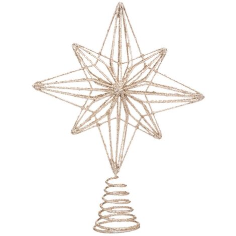 Cresta de abeto Nueva Orleans 100% acero H27cm - Feeric lights & christmas