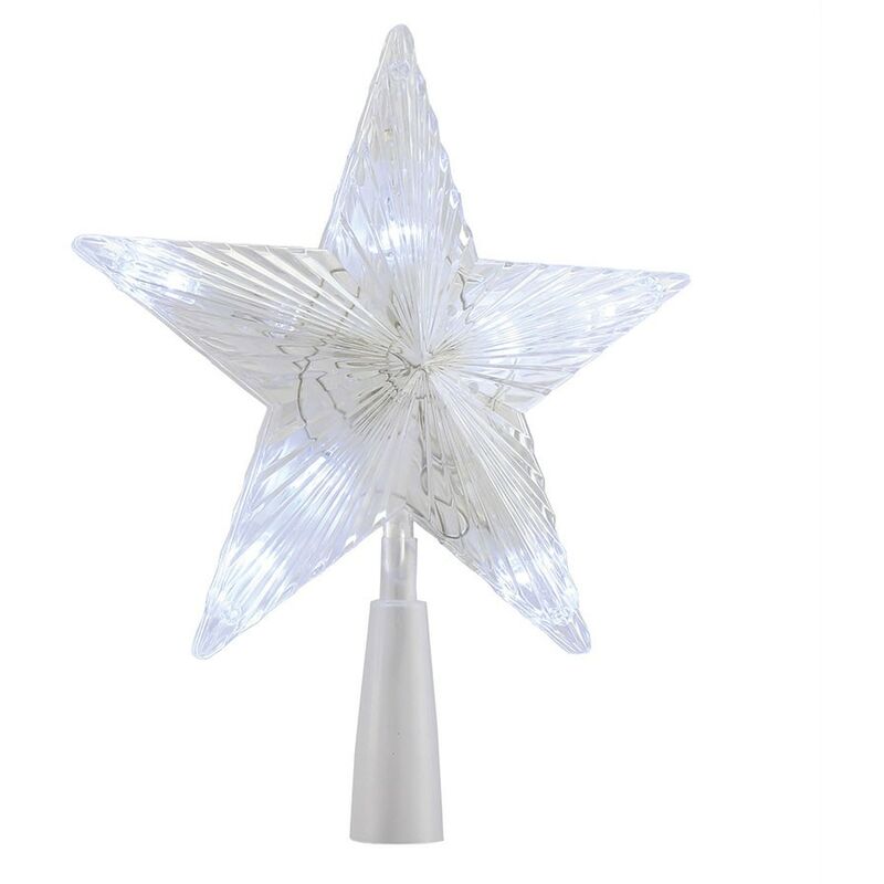 

Cresta de estrella LED con 3 flashes LED