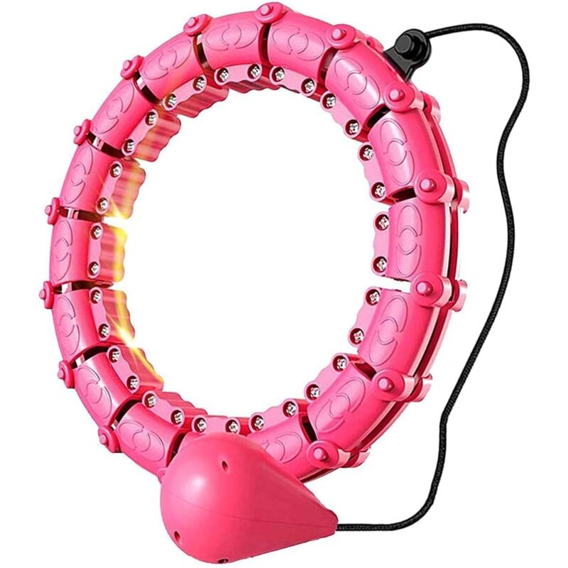 Cretee Will Not Fall Hula Hoop réglable pour adulte Taille 55-125 cm