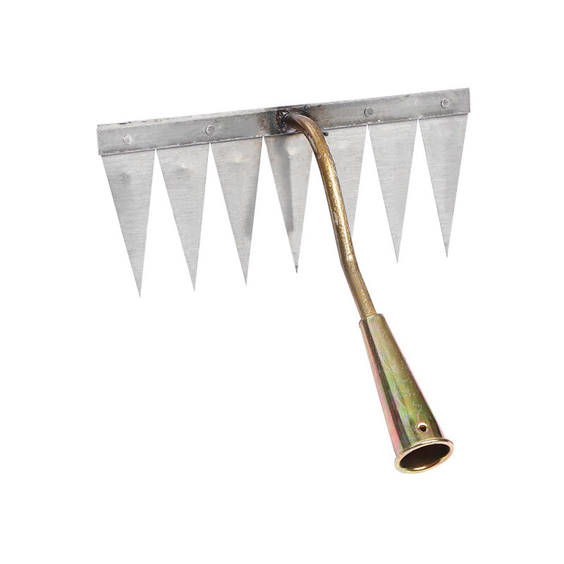 Creuse en Acier trempé, Jardin Portable, désherbage, Jardinage, Outil de désherbage, râteau de désherbage pour de, Cuivre à 7 Dents
