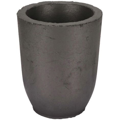 Creuset en graphite comprenant un creuset de fusion et de coulée en carbure de silicium de haute pureté pour l'or, l'argent, le cuivre et l'aluminium.