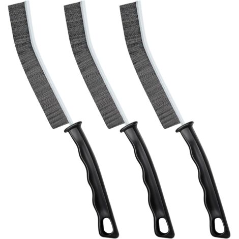 Crevice Cleaning Brush, Multifunctional Hard-Bristled Gap Scrub Brush, 2025 New Multifunctional Gap Cleaning Brush Tool, Dead Corners Brushes for Bathroom Kitchen Tiles Window Door Slots, 3pcs