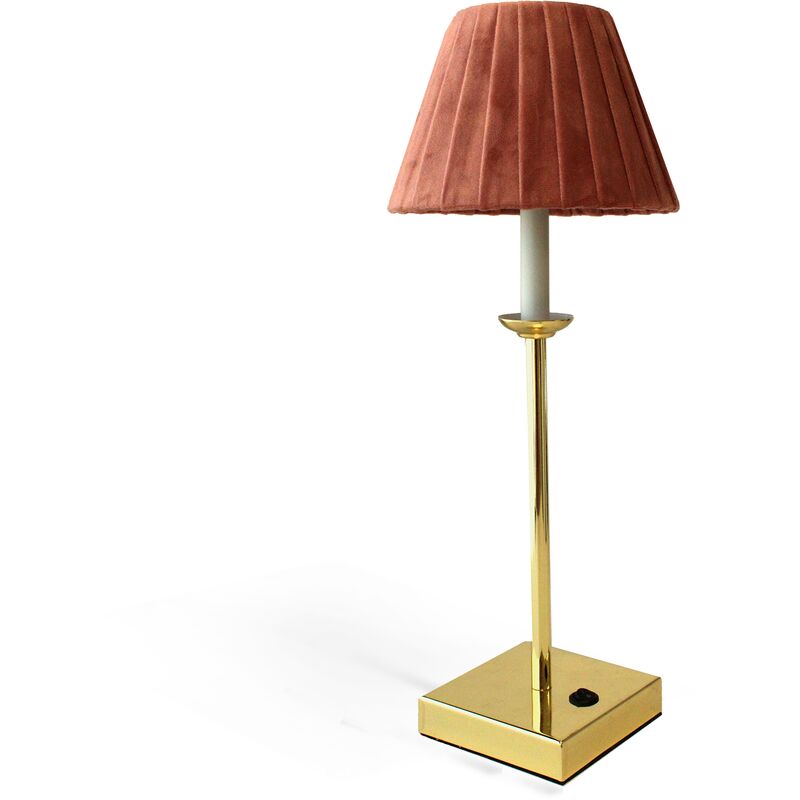 Cribel - lampada da tavolo chantal gold/velluto