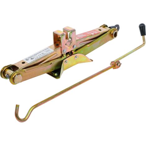 cric a forbice bgs-diy scissor jack capacità 1 ton altezza 385 mm