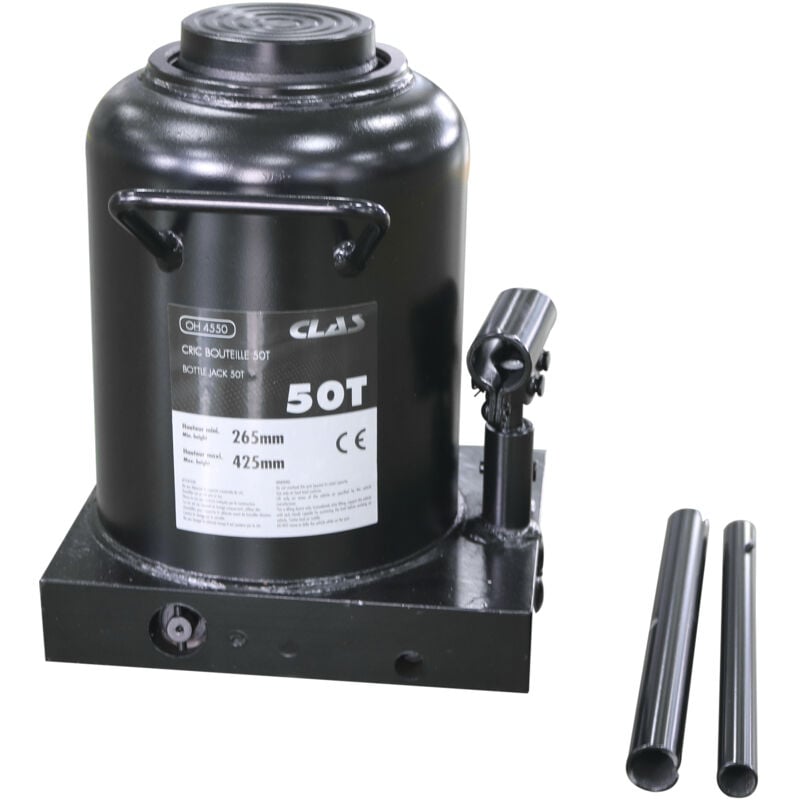 Cric bouteille 50 tonnes - oh 4550 - Ce produit de marque est neuf. - Clas