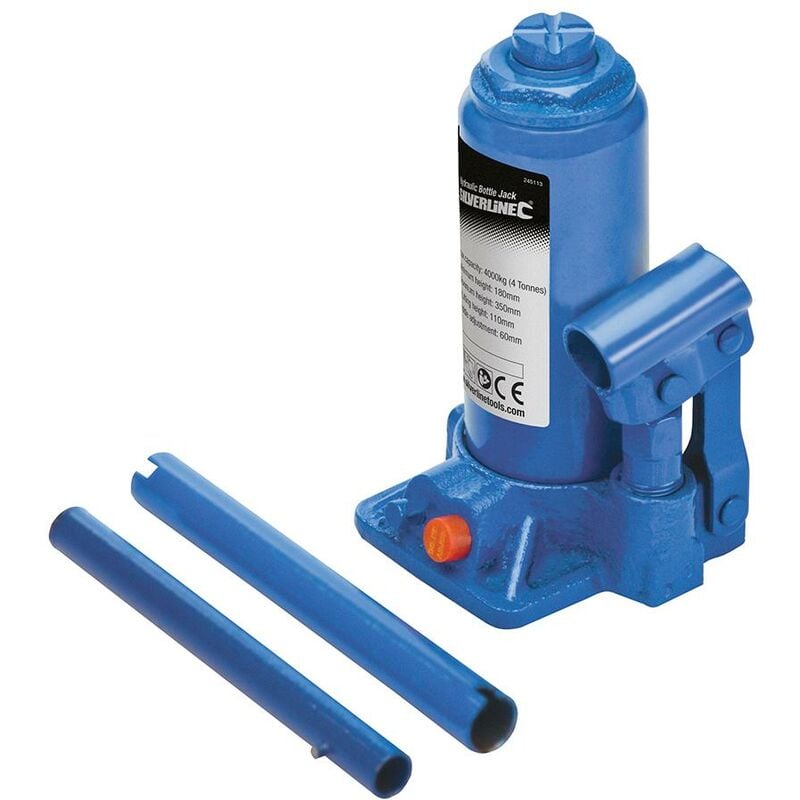 Silverline - Cric bouteille hydraulique 4 tonnes