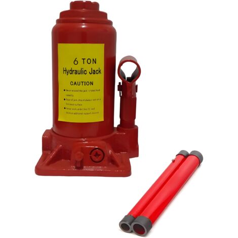 Cric Bouteille Hydraulique 6T 6 tonnes 181-291mm