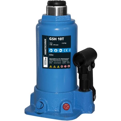 Cric bouteille hydraulique GSH 10 T