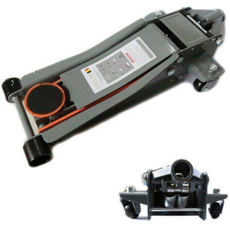 Cric De 3 Tonnes à Abaissement Hydraulique Avec Pédale De Commande