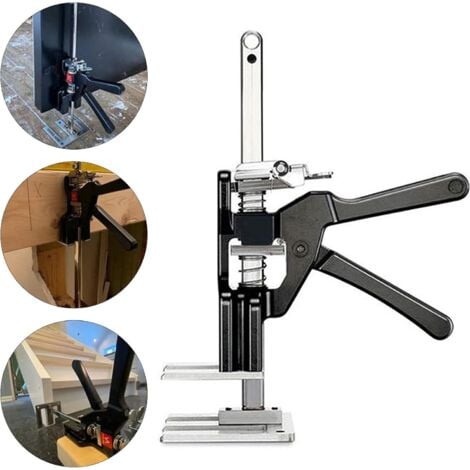 ABCRITAL Cric De Plaque De Plâtre De Bras D'Économie De Travail - Cric D'Armoire De Levage De Panneau D'Utilisation De Porte, Cadeau D'Outil À Main Antidérapant De Réparation De Plaque De Plâtre Multifonctionn