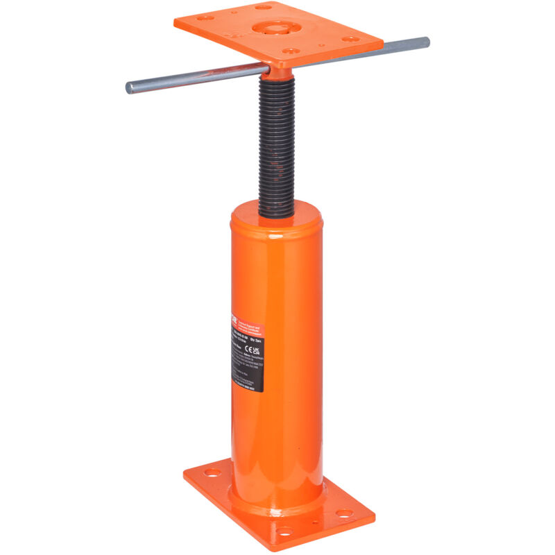 Cric de sol de maison Vevor plage de hauteur de 12 a 16 pouces, capacite de charge maximale de 9 700 lb, poteau de cric de sous-sol a poutre de