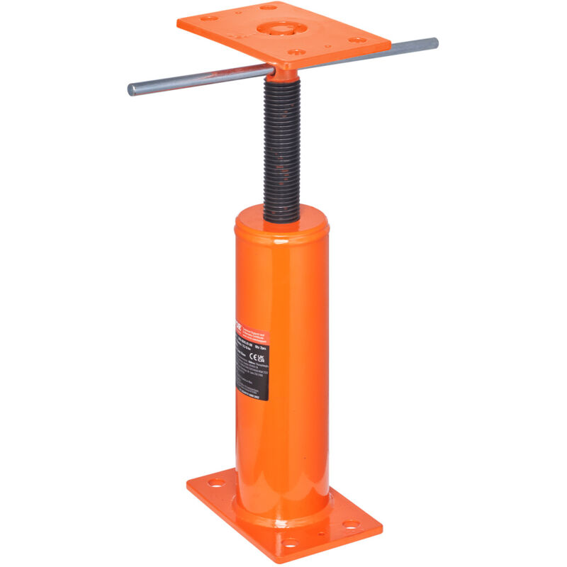 VEVOR vloerkrik voor thuisgebruik, hoogtebereik 30-40 cm, maximale belasting 40 kg, verstelbare steunbalk, kelderkrikpaalstang voor nivellering, stalen hefondersteuning, telescopische krikpaal voor tijdelijke ondersteuning