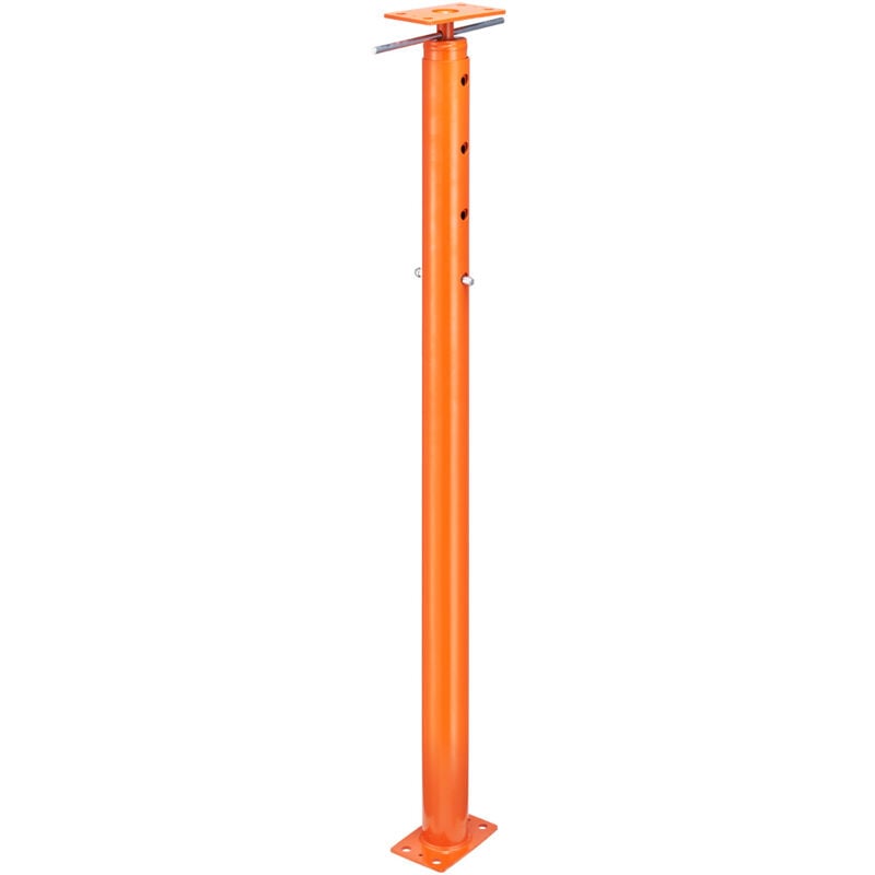 Cric de sol de maison Vevor plage de hauteur de 53 a 93 pouces, capacite de charge maximale de 18 000 lb, poteau de cric de sous-sol a poutre de